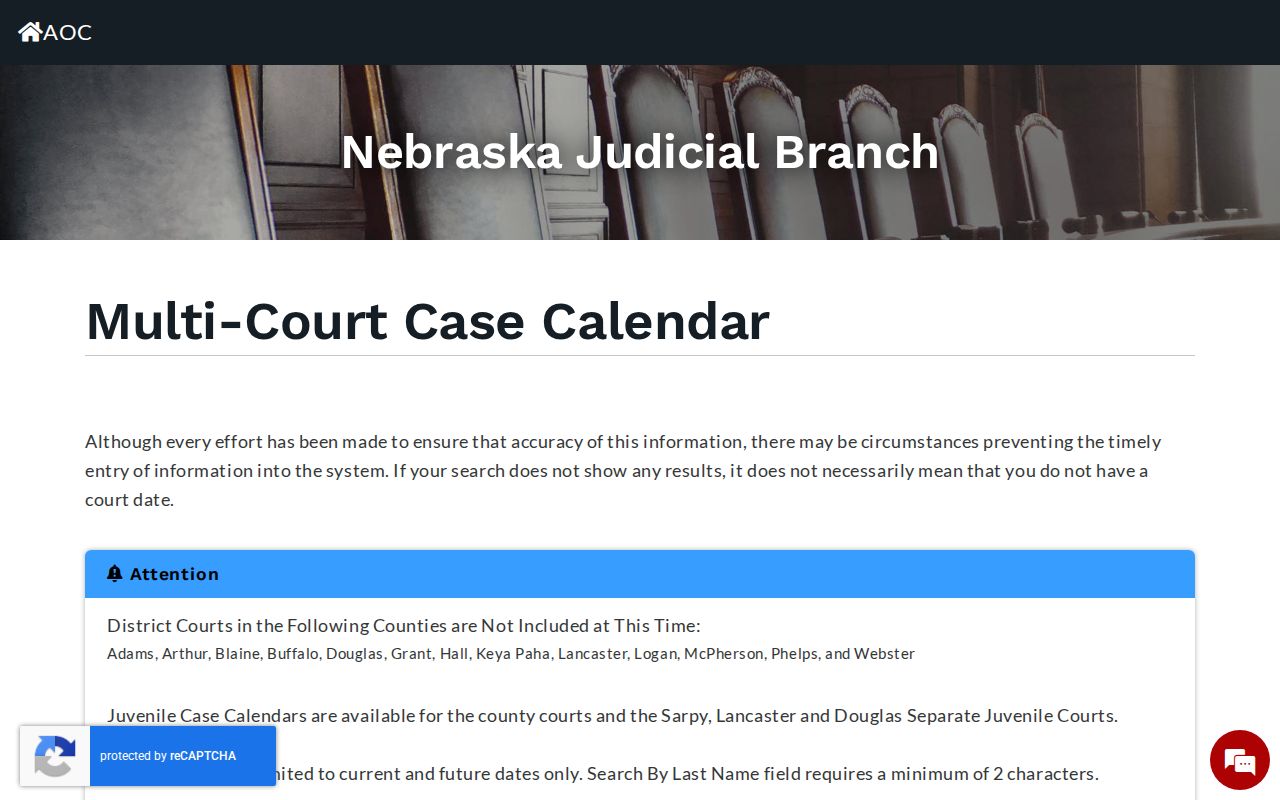 Valley County warrant search court calendar selectors