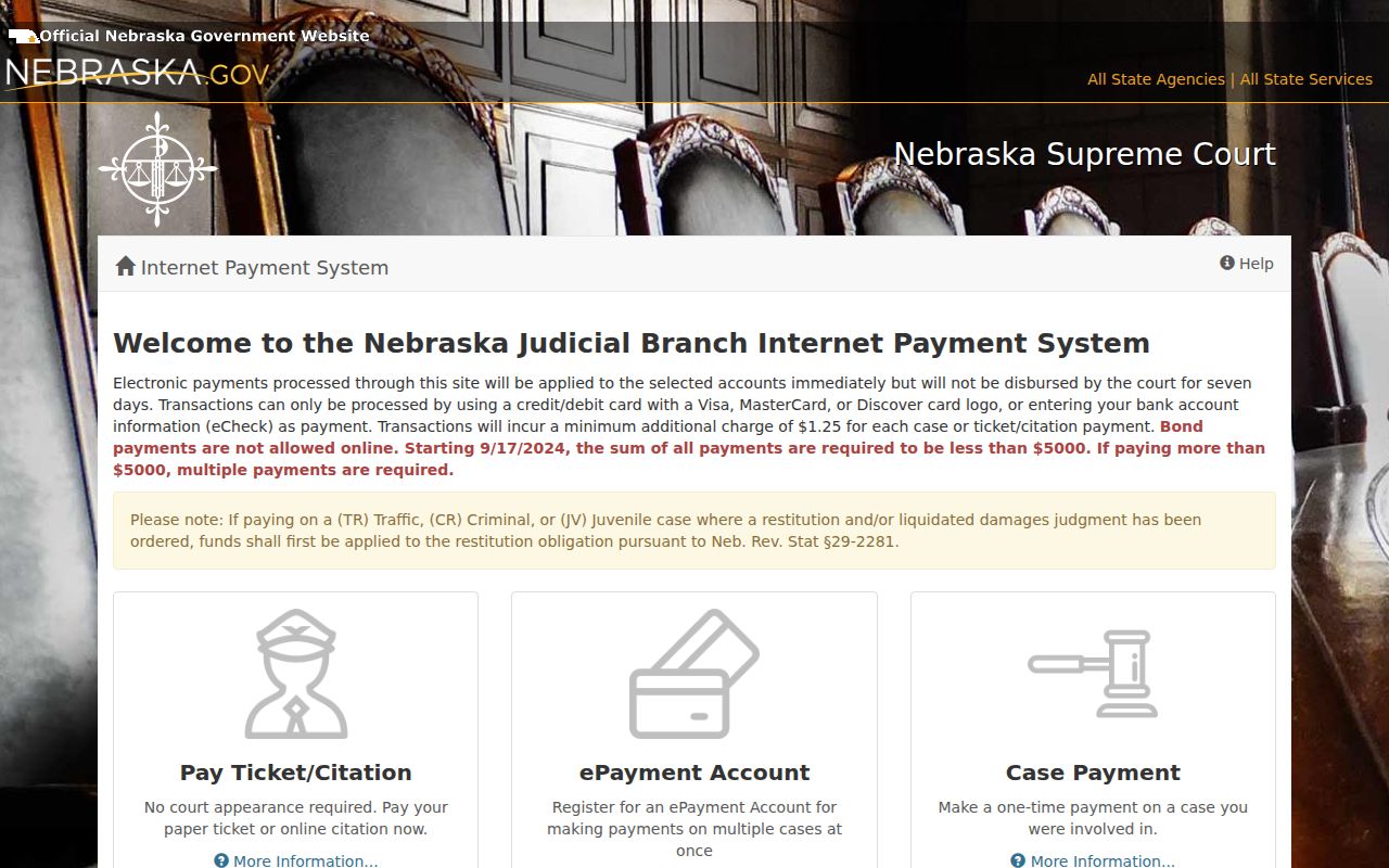 Valley County warrant search official citation and case payment route
