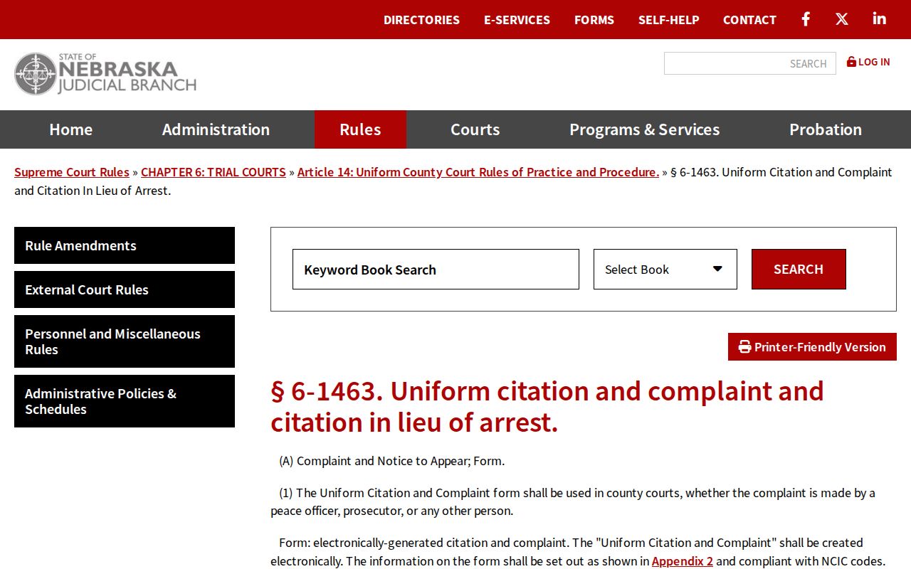 Valley County bench warrants citation and failure-to-appear schema