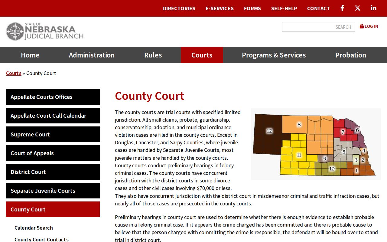Ord warrant records Valley County Court contact route