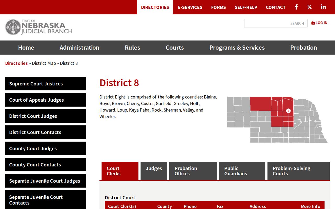 Arcadia warrant records District 8 court contact routing